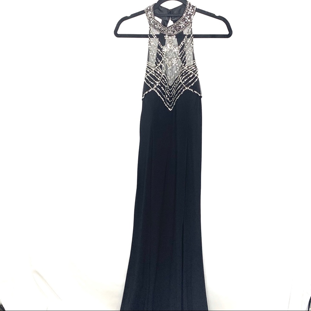 ⚠️ Joanna Chen Black Maxi Dress Size 12 - Picture 2 of 8